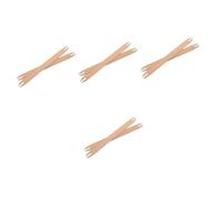 Artibetter 4 Set Navetta per Tessitura Principianti Filato Magliaia Accessori Lavorare A Maglia Strumenti di Tessitura Strumento di Tessitura Navetta Piccola Kit A Maglia di Legno 2 Pezzi*4