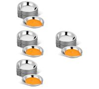 Artibetter 4 Set Tavolozza Inossidabile Piccolo Tavolozze di Vassoi di Vernice Vassoio di Miscelazione della Vernice Miscelazione della Tazza Vassoio di Miscelazione del Colore 18 Pezzi*4