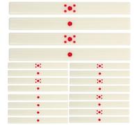 Artibetter 44 Pezzi Plastica Rossa Accessori per Tavolo Mahjong, Bastoncini | Segnapunti e Gestione Scommesse, Finitura Liscia Marcature Chiare, per Tavoli Automatici e Gioco Familiare