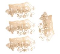 Artibetter 4pezzi Parrucca Riccia per Bambola Bjd in Seta Ad Alta Temperatura Capelli per Parrucche Sintetiche Fai da Te Materiali per Artigianato delle Bambole Accessori per Feste di Bambole