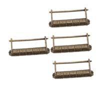 Artibetter 4pezzi Serratura Vintage Combinazione Password Stile Cinese Per Scatole e Armadi Design Retro Per Gioielli e Mobili Sicurezza Elegante e Decorativa