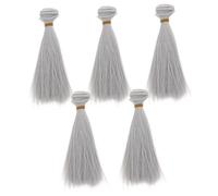 Artibetter 5 Pezzi Bambola Mini Parrucca Buio Parrucche per per Bambole da Donna Materiale per della Bambola Parrucche in Maschera Parrucche per Giochi di Ruolo