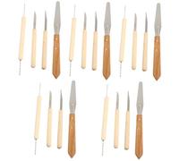 Artibetter 5 Set di Utensili per Scultura Forniture per Ceramica Utensili per Taglio Ceramica Argilla Essiccata all'Aria Utensili per Taglio Ceramica Lame Taglierini per Scultura