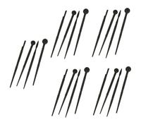 Artibetter 5 Set Set di Strumenti di Argilla Clay Cutters Taglierina di Argilla Strumenti di Argilla Stilo Strumenti di Scultura di Argilla Rotolando Black Plastica 4 Pezzi * 5