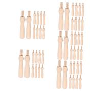 Artibetter 5 Set Strumento per Manici in Feltro Ad Ago Maniglie degli Strumenti di Infeltrimento Manici per Punzoni Forniture per Infeltrimento Maniglie di Ricambio di Legno 15 Pezzi * 5