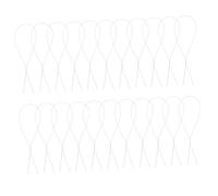 ARTIBETTER 50 pezzi Filo Bianco per Artificiali Fili Resistenti e Flessibili per Bouquet e Decorazioni Fai da Te
