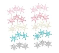 Artibetter 50pezzi Mini Toppe Forma Fiocco Non Accessori Fai Da Te Per Fermagli Per e Altri Progetti Manufatti