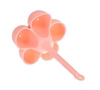 Artibetter 5griglia Cuoci Uova Silicone Con Maniglia Vaporiera Per Uova Sode e Alla Coque Per Cottura e Conservazione Frigorifero Strumento Da Cucina Versatile Rosa