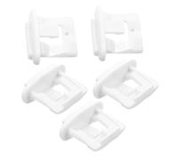 Artibetter 5pezzi Accessori per Lavastoviglie Tappo Terminale Scorrevole del Cestello Superiore di Ricambio per Lavastoviglie Clip di Arresto per Cestello Parte di Ricambio