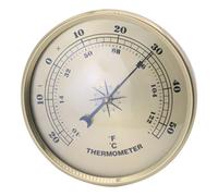 Artibetter 5pezzi Termometro Metallico Rotondo Per Interni Ed Esterni Misuratore Di Temperatura Compatto Con Display Adatto Per Cucina Giardino e Ufficio