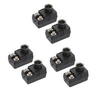 ARTIBETTER 6 pezzi Adattatore Push Ohm per Antenna Tv Connettore Coassiale Resistente Allacqua per Installazioni Satellitari e Tv Materiale Durevole per Massima Affidabilità Del