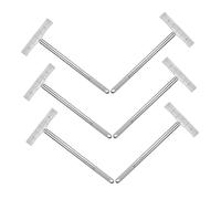 ARTIBETTER 6 Pezzi Cartelli Manuale in Acciaio Inossidabile Supporto Segnaletico Ergonomico e Resistente alle Intemperie per Manifestazioni Sport Tour e Cerimonie ed Esterno