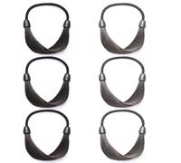 Artibetter 6 Pezzi Elastici Chioma Donna in Seta ad Alta Temperatura, Design Elastico e Facile da Usare, Accessori Pratici e Realistici per Code di Cavallo a Feste fra Amiche