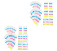 Artibetter 6 Set Linguette Colorate per Pagina Piccole per e Note Autoadesive per Ufficio Scuola e Casa Scrittura
