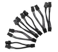 Artibetter 6pezzi Cavi Di Alimentazione Gpu Pcie Splitter y Per Schede Grafiche Cavi Di Alimentazione Per Schede Pcie Adattatore Di Per Connettore Scheda Grafica Prolunga Per Cavo Adattatore