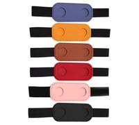 Artibetter 6pezzi Portapenne Singolo in Pelle Pu Elastico Custodia Protettiva per Stilografica o Penna Accessorio Salvaspazio per Diario Libro o Quaderno Colore Casuale