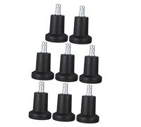 Artibetter 7 Pezzi Tappetino Antiscivolo Lanciatore Gambe Della Sedia Gamba Pastiglie Piedini Feltrini Per Gambe Di Sedie Sedia Da Ufficio Rotelle Per Sedie Da Ufficio Moquette Nero Metallo