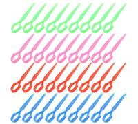 Artibetter 70 Mollette per Parrucchiere in Plastica Piccole per Permanente Fredda Clip Colorate per Acconciature Professionali 2 Scatole da 70 Pezzi Colore Casuale