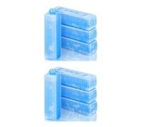 Artibetter 8 Pezzi Ghiaccio Refrigerante Riutilizzabile Compatto Blu in PE | Uso Domestico e Logistica, Struttura Flessibile, Formato Piccolo, Combinazione Pratica, Accessorio per Frigorifero
