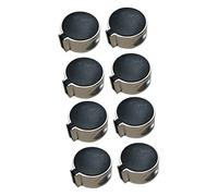 Artibetter 8pezzi Manopole Per Cucina Gas Lega Di Zinco Pulsante Metallico Per Accensione Stufa Facile Installazione e Utilizzo Compatibile Con Forni e Bruciatori Angolo