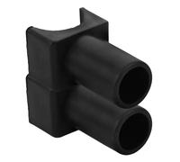 Artibetter Accessori per Sedia a Rotelle 2 Pezzi, Blocco di Plastica Nero con Design Versatile a U, Compatibile con Sedili di Carrozzina in Centri Riabilitativi