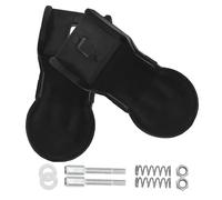 Artibetter Accessori Pieghevoli per Carrozzina Disabili 2 Pezzi in Plastica Nera, Supporto Schienale per Sedia a Rotelle Elettrica, Design Leggero e Facile da Usare per Anziani