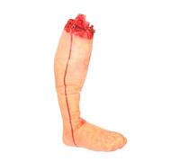 Artibetter Accessorio Halloween Corpo Finto di Gamba Spezzata in Vinile e Cotone Pp, Riutilizzabile per Case Infestate e Decorazioni Horror Spaventose