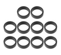 Artibetter Anelli Sportivi in Silicone Morbido 10 Pezzi Elasticizzati per Esercizi all'Aperto e Attività Fitness da Uomo Bordo Smussato