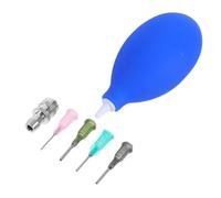 Artibetter Applicatore di Ceramica con Punta Fine in Gomma e Acciaio Inossidabile Flacone Dosatore da 1 Oz per Decorazione Precisa di Ceramica Artistica