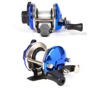 Artibetter Avvolgitore per Filo da Pesca a Tamburo 0,28mm 50m Rosso | Struttura Compatta Forza di Serraggio Regolabile, Abs Ferro Gomma, Rapporto 3,5:1 per Bobina
