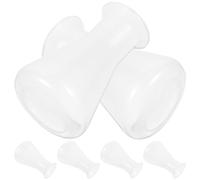 ARTIBETTER Beute Coniche in Plastica Pp Design a Collo Stretto da 100ml Set di 6 Misurazione Graduata per Miscelazione e Prevenzione Trabocco per Laboratorio