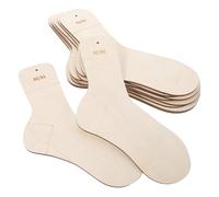 Artibetter Bloccanti per Calzini in Legno 10 Pezzi Set Strumenti per Lavorare a Maglia Calzini Fatti a Mano Vari Formati per Progetti Fai da Te e Organizzazione Artigianale