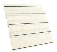 Artibetter Blocchi Note Settimanali per Programmare 4 Pezzi, Blocco Note per Piani Aziendali in Carta Spessa, Planner Giornaliero Strappabile per Ufficio, Scuola e Uso Personale,