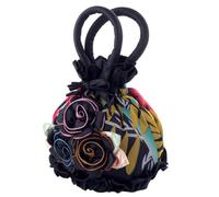 Artibetter Borsa da Notte a Secchiello Donna Fiore, Pochette Elegante Leggera per Feste e Cerimonie, Borsa Handbag Serale per Uso Quotidiano Colore Casuale