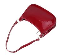 Artibetter Borsa Tracolla Donna Rossa in PU Pelle Semi Morbida, Borsetta Compatta Zip per Shopping Primaverile e Uso Urbano