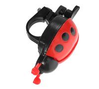 Artibetter Campanello Accessorio per Coccinella in per Bici Bicicletta Forma di Rosso a Plastica e Resina, Suono Forte e Adatto Manubrio