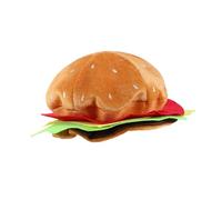 Artibetter Cappello da Costume a Forma di Hamburger Divertente e Leggero Non Tessuto Morbido, Comodo per Feste e Spettacoli di Danza