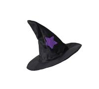 Artibetter Cappello da Strega Nero per Gatto, Accessorio Costume Halloween Raffinato e Semplice per Feste e Party a Tema