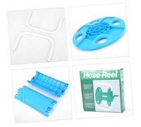 ARTIBETTER Carrello Portatubo Avvolgitubo per Giardino Portatile in Metallo e Plastica Resistente con Impugnatura Facile da Installare per Lavaggio Auto e Irrigazione Casa Blu