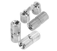 ARTIBETTER Cerniere Nascoste per Mobili in Ottone 8 Mm Set da 4, Cerniera Invisibile a Barilotto Apertura a 180°, Ferramenta Compatta per Ante di Armadietti Cucina e Guardaroba