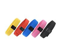 Artibetter Cinghie di Fissaggio Elastiche per Contenitori Alimentari Set da 5 Pezzi in Vari Colori per Porta Pranzo Scolastico Viaggio Cinghie Regolabili e Pratiche per Lunch Box