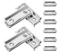 Artibetter Clip Metalliche per Documenti 10 Pezzi, Fermagli Robusti in Metallo Argento per Organizzare Fogli, per Ufficio e Casa, Versatili e Resistenti