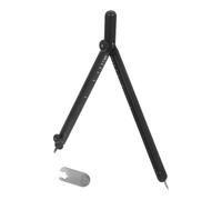 Artibetter Compasso da Disegno Tecnico con Scala di Precisione, Lega di Zinco Nero, Strumento per Misurazioni e Disegni Precisi in Ambito Drafting