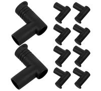 Artibetter Connettore Angolare per Stendibiancheria 10 Pezzi, Giunto Doppio Canale in Plastica Resistente per Asta Appendiabiti, Kit di Ricambio Stabile e Adatto per Uso Interno ed Esterno,