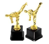 Artibetter Coppa Premio Oro in Plastico 2 Pezzi per Competizioni | Aspetto Realistico, Confezione da 2, per Contest e Tornei, Articolo Gioco per Premiazioni