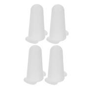 Artibetter Copri Beccuccio per Silicone in Silicone Bianco 4 Pezzi per Proteggere e Mantenere Puliti i Beccucci per Decorare Torte Durante la Preparazione di Dolci