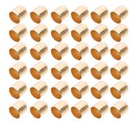 Artibetter Cord End cap, Metal Tassel Caps for Graduation cap Tassel Jewelry DIY Art Crafts Necklace Making, 8MM, 100PCS(Golden)