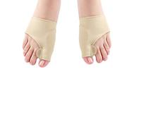 Artibetter Correttore Alluce Valgo tutore alluce valgo giorno e notte fascia alluce valgo Cuscinetti Metatarsali per donne e uomo 1 paio s (Khaki)