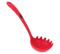 Artibetter Cucchiaio in Silicone per Pasta Resistente al Freddo e Durevole, Utensile da Cucina per Spaghetti Manico Rosso Ergonomico