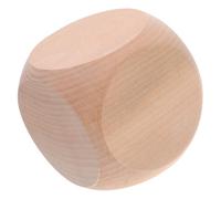 Artibetter Dadi in Legno Beige 80mm Cubo per Giochi da Tavolo e Feste, Design Minimalista e Moderno, Uso Versatile per Creatività e Divertimento
